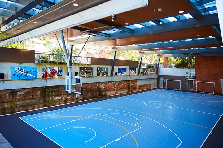 Multipurpose outdoor court